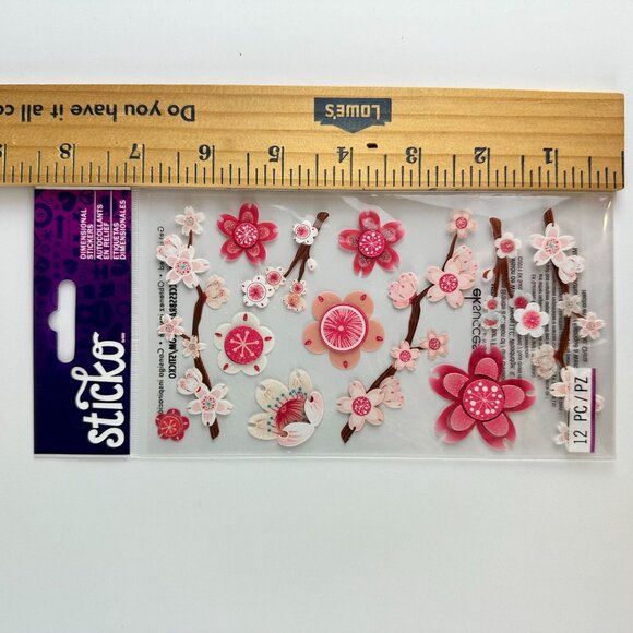 Sticko & Kaisercraft Hanami Garden Stickers Cherry Blossom - Picture 4 of 4